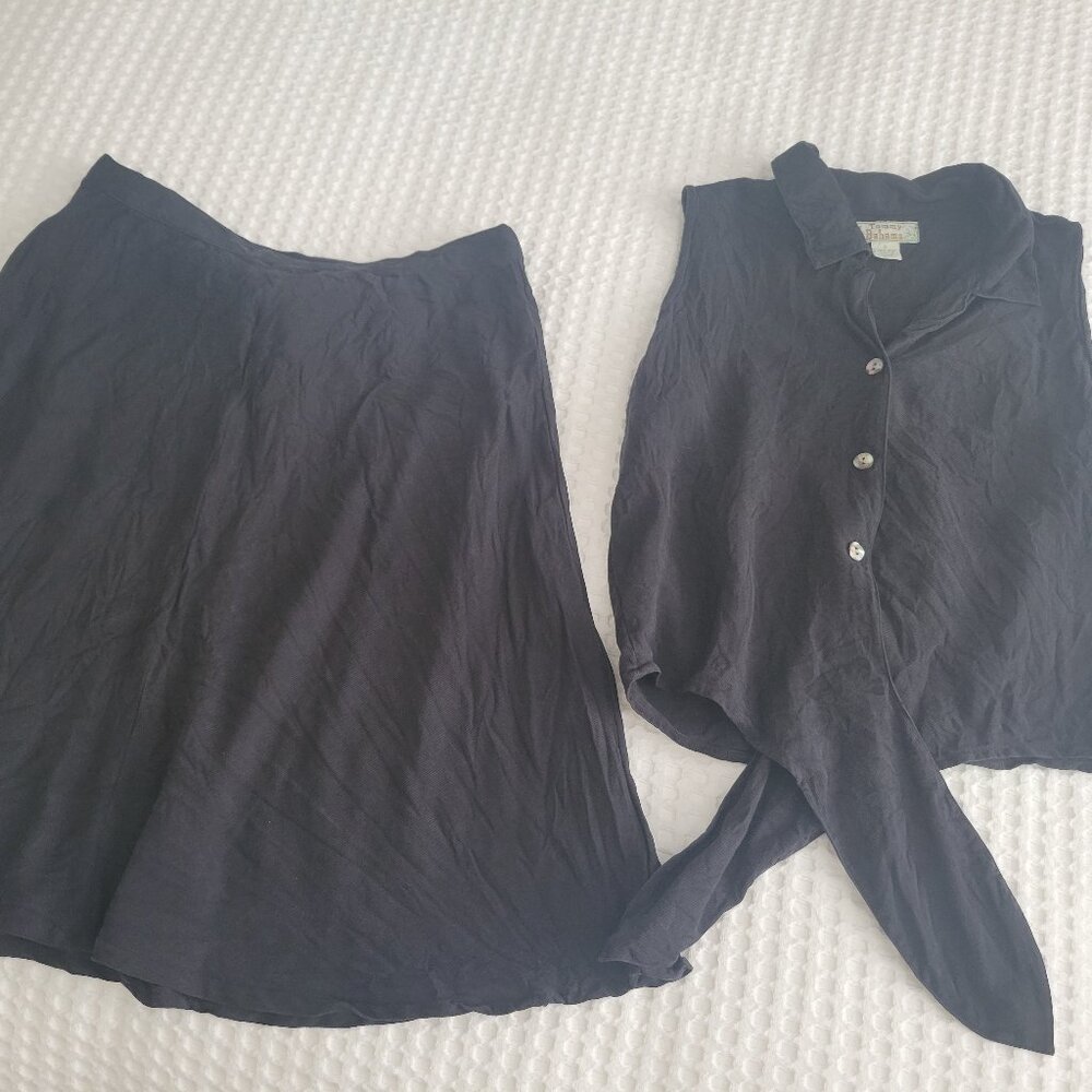 Darling Tommy Bahama silk outfit